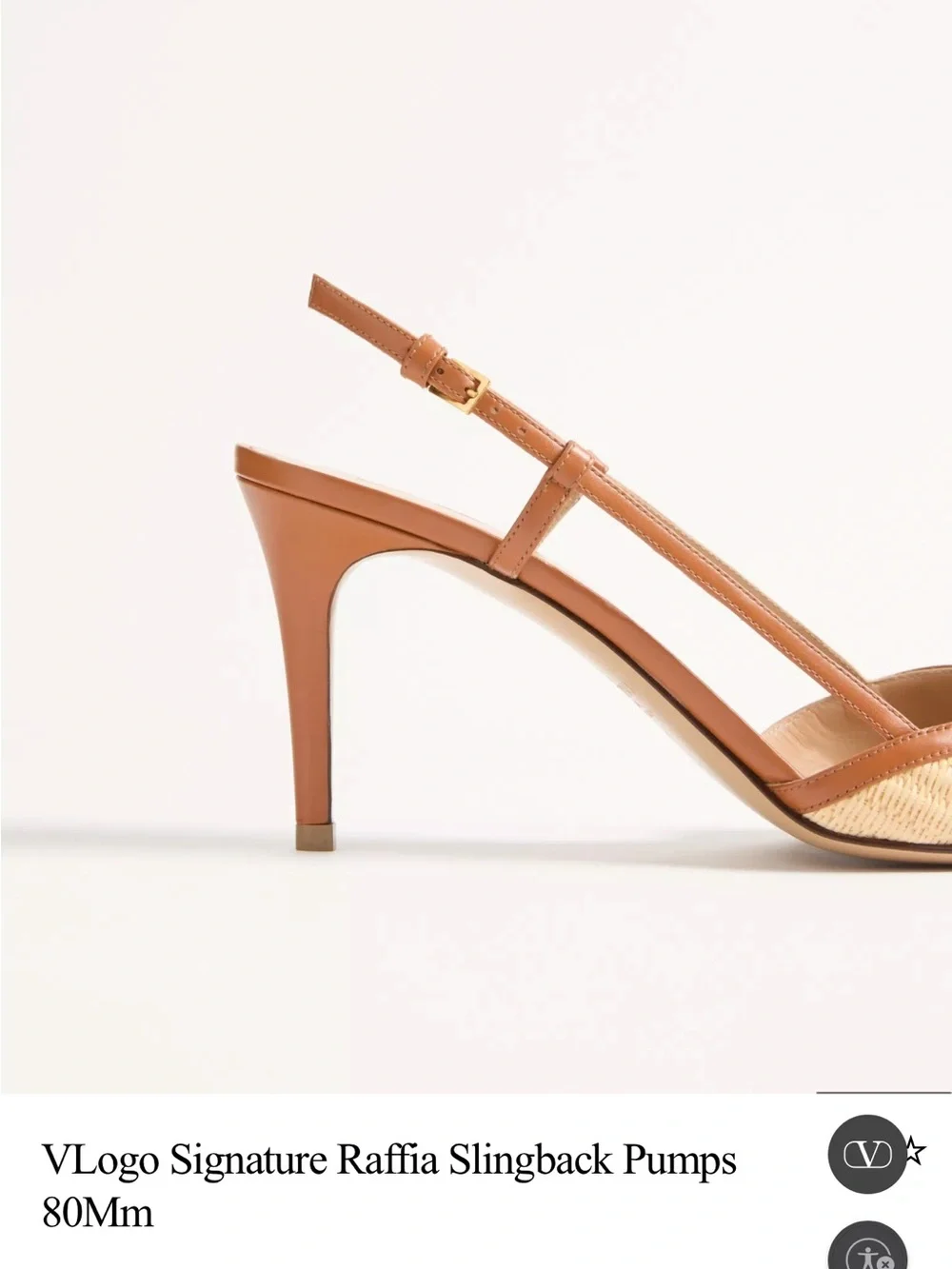 Valentino vlogo raffia